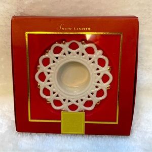 Lenox Snowlights Shimmer Votive/Tea light Candleholder